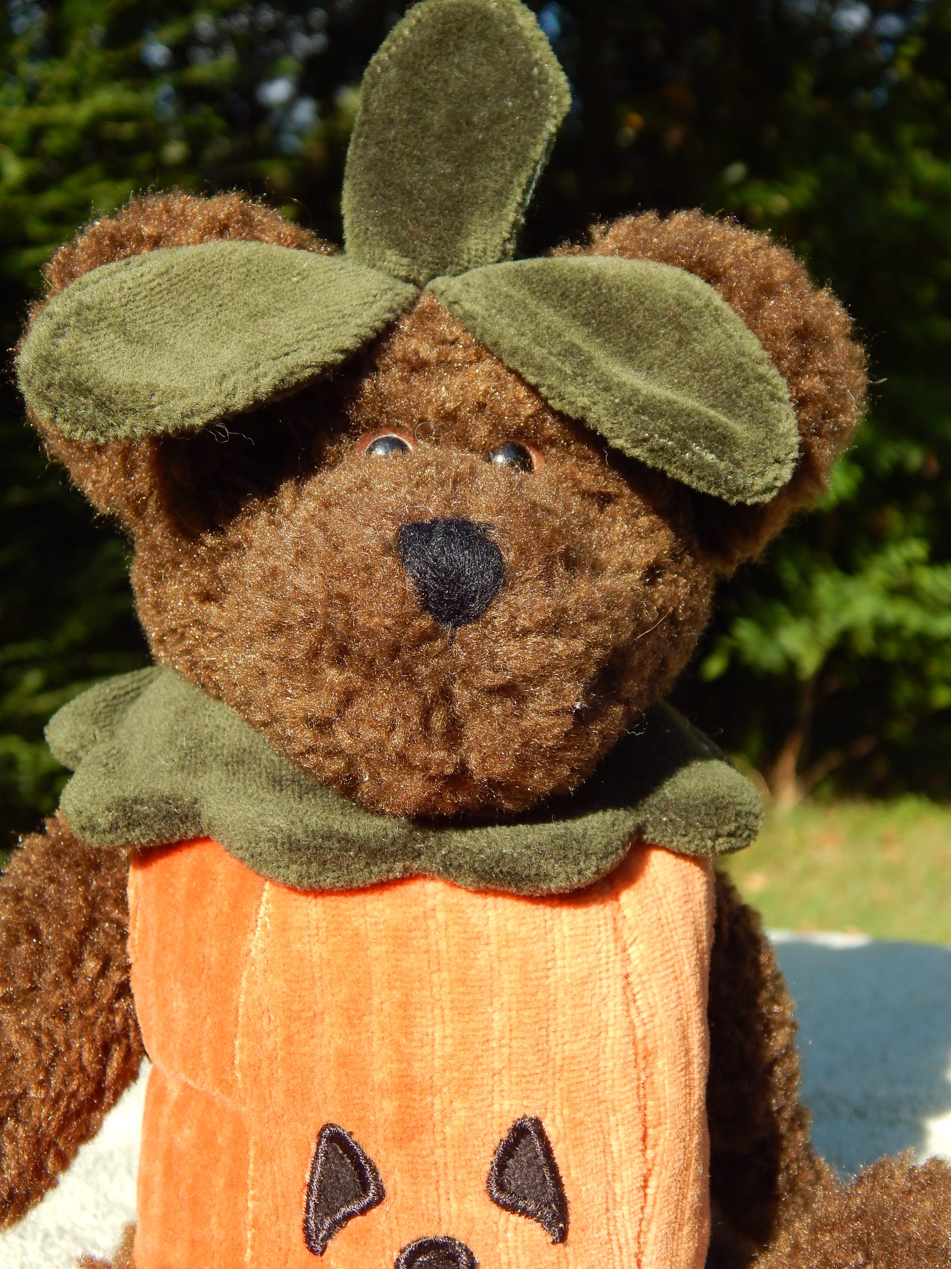 Vintage The Boyds Collection Halloween Pumpkin Jack-O-Lantern Plush Bear - Image 10
