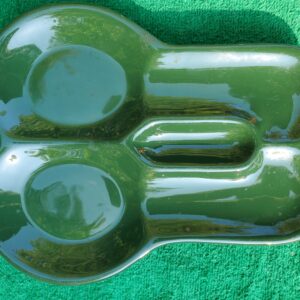 Vintage Stoneware Double Spoon Rest