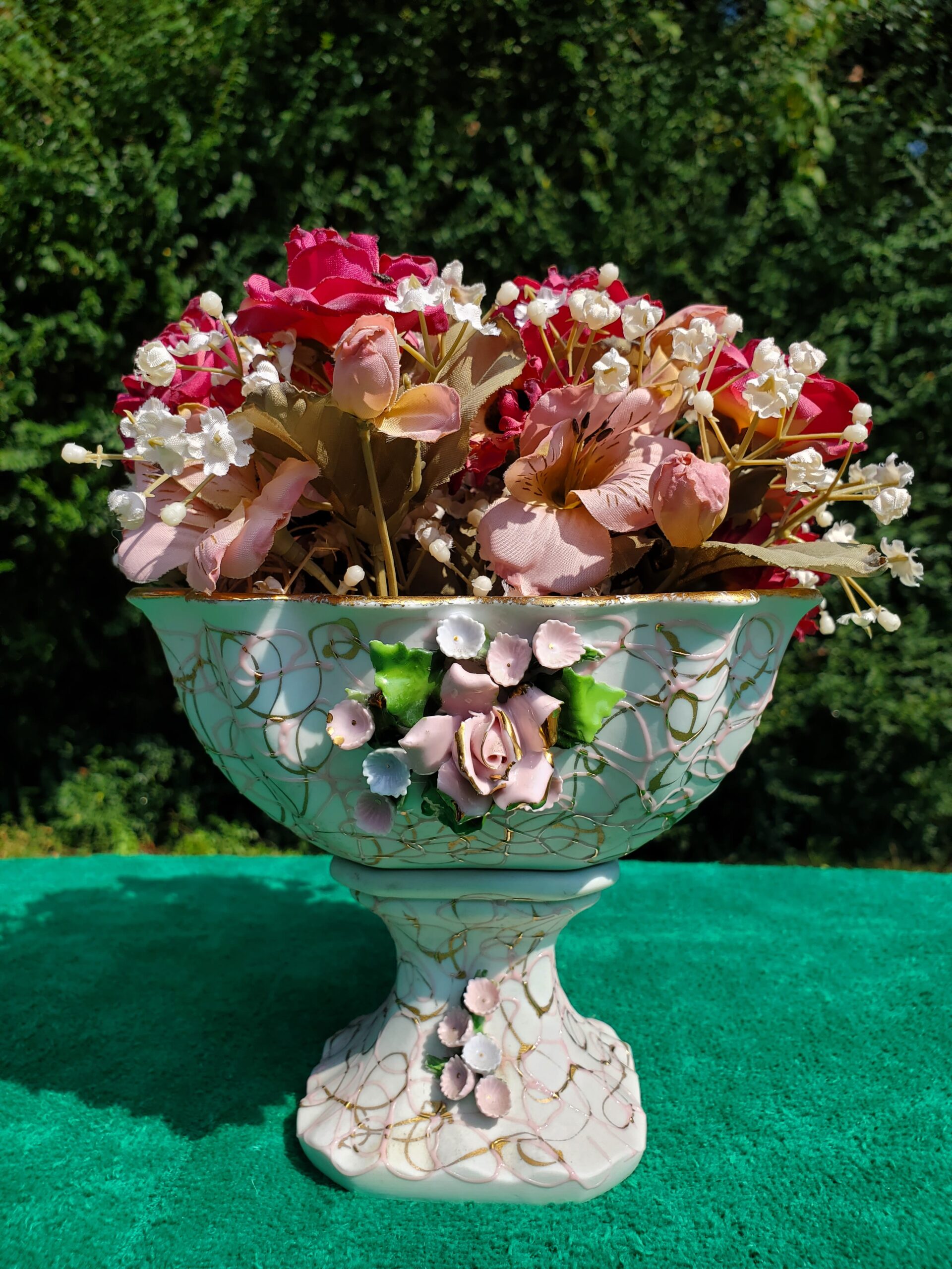 Vintage Lefton Porcelain Candy Dish