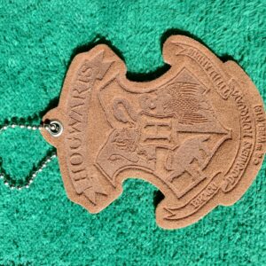 Harry Potter Hogwarts Leather Keychain