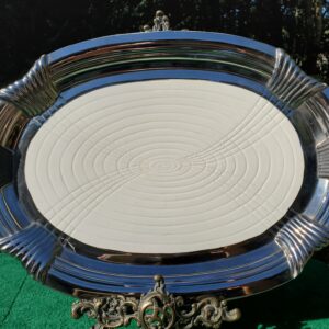 Lustreware Porcelain with Metallic Glaze Platter