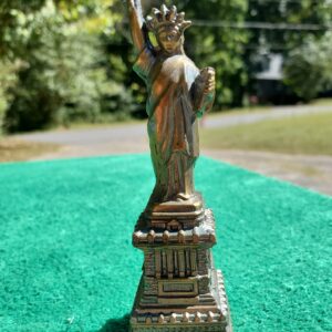 Art Deco Metal Statue of Liberty Vintage New York Souvenir