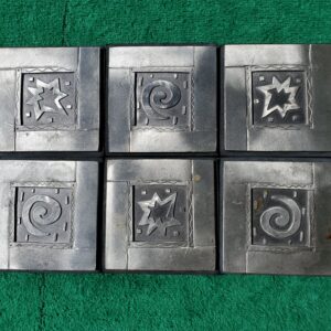 Set of Six Meryl Waitz Drink Coasters