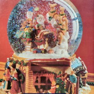 Vintage Illuminated Grandeur Noel Large Musical and Animated Christmas Water Globe