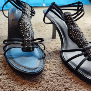 Fioni Black Strappy 2.5" Heels