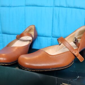 New Softsport Brown Leather Mary Jane Shoes