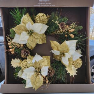 Pier 1 Christmas Wood Curl Wreath