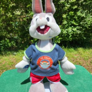 Build-A-Bear Bugs Bunny Space Jam: A New Legacy Looney Tunes w/ NBA Jersey Shorts & Star Wars Baby Yoda Shirt?