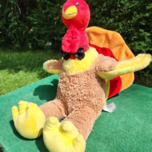 Build A Bear Gobbles Thanksgiving Turkey Plush w/ Removable Tail Plush Stuffed Animal Toy