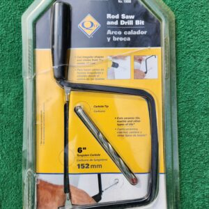 QEP 10008 Rod Saw and Drill Bit 6” Tungsten Carbide Kit