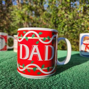 Vintage 1990 Grant Howard Mug - Christmas Dad, Coffee, Tea, Hot Chocolate, Cocoa