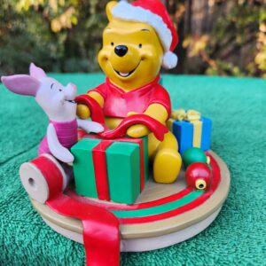 Vintage Disney Winnie the Pooh & Piglet Christmas Stocking Hanger