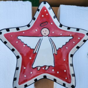 Southern Living at Home Angel Emmy Star Christmas Platter