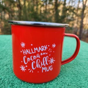 Enameled Tin Christmas Hallmark "Southern with Grace" Cup