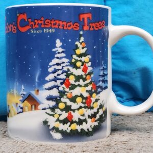 Santa Visiting Atlanta for Christmas Mug - Big John's Christmas Trees