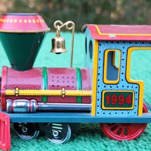 Vintage 1994 All Metal Hallmark Train Engine Ornament Yuletide Central #1