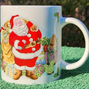 Vintage Santa Christmas Coffee Mug