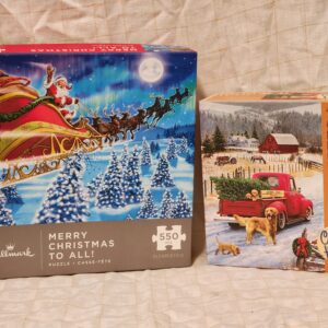 Pair of Christmas Jigsaw Puzzles