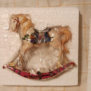 Collectable Vintage Medieval Style Rocking Horse - New in Box