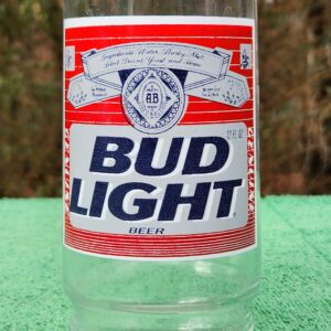 Vintage Bud Light Beer Drinking Glass – Budweiser