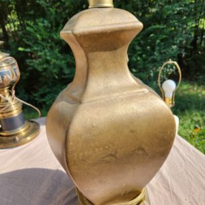 Vintage French Water Vessel MCM Table Lamp