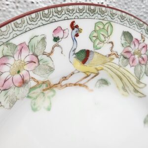 Vintage Nippon Hand Painted Oriental Bird of Paradise 10" Dinner Plate