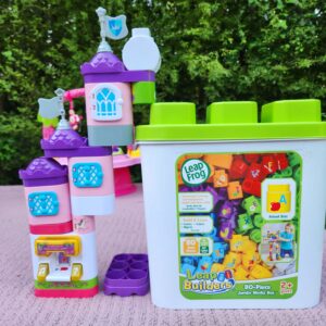 LeapFrog 81 Piece LeapBuilders Jumbo Block Set WITH Shapes and Music Castle