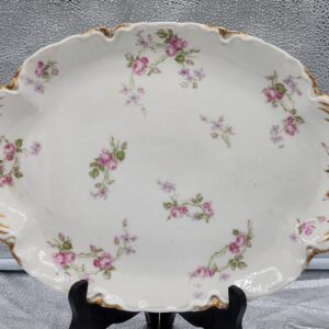 Antique (1890s - 1930s) Haviland Limoges Oval Serving Platter, 16"