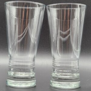 Libbey Highball Ribbed Glasses Vintage set of 2