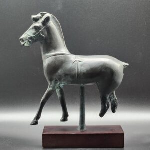 Vintage Solid Bronze Greek/Roman Horse Sculpture – Trojan