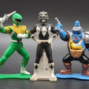 Bandai Mighty Morphin Power Rangers 1993 Vintage Mini Figures Lot of 3