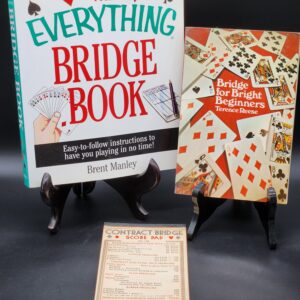 Bridge Bundle - Modern book, Vintage Book, Vintage Score Pad - Cards, Poker, Canasta