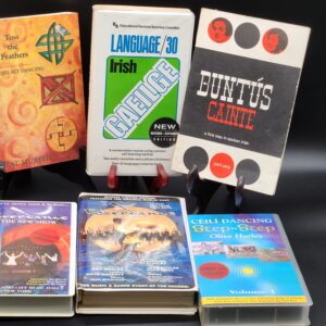 Irish Much? Bundle of Vintage Irish Gaeilge and Traditional Dance Books, Cassettes & VHS
