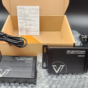 AV Access 1080P HDMI KVM Extender with USB 2.0, HDEX80-KVM Receiver AND Transmitter