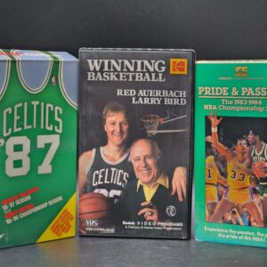 1980's Boston Celtics Basketball Championship VHS Cassette Tapes - Larry Bird
