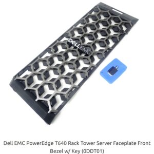 Dell EMC PowerEdge T640 Rack Tower Server Faceplate Front Bezel w/ Key