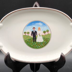 Vintage 1980s Villeroy & Boch Design Naif Wedding Tray - Pickle Relish Tray