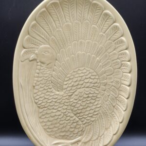 Vintage NECTAROSE Cal. Orig Pottery Thanksgiving Turkey Platter 141