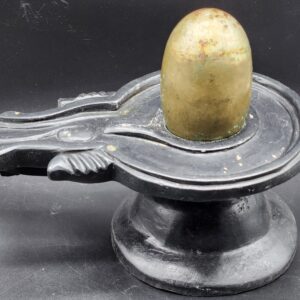 Handmade Marble Narmada River Shivling Yoni Base Shiva Lingam Hindu Pooja Temple Decor