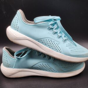 Crocs Women's Size 11 LiteRide Pacer Comfort Sneaker Athletic Shoe Teal Lace Up