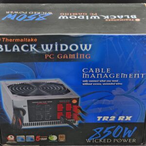 Thermaltake Black Widow 850W w/ Power Supply and Cables - TR2 RX - Fan Cooled