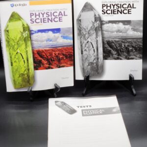 Apologia Expaloring Creation Physical Science Homeschool Textbook, Testing Book, Solution and Testing