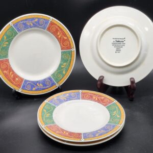 Sakura Majesticware Stoneware Persia Pattern Appetizer Plates - Set of 4