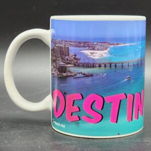 Beach Hut Destin Florida Harbor Boardwalk Destination Coffee Mug