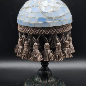 Vintage Mosaic Glass Tasseled Light Lamp Shade