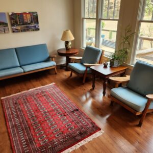 Mid-Century Walnut Master Woodworker Created Lounge Chairs and Sofa - George Nakashima Style