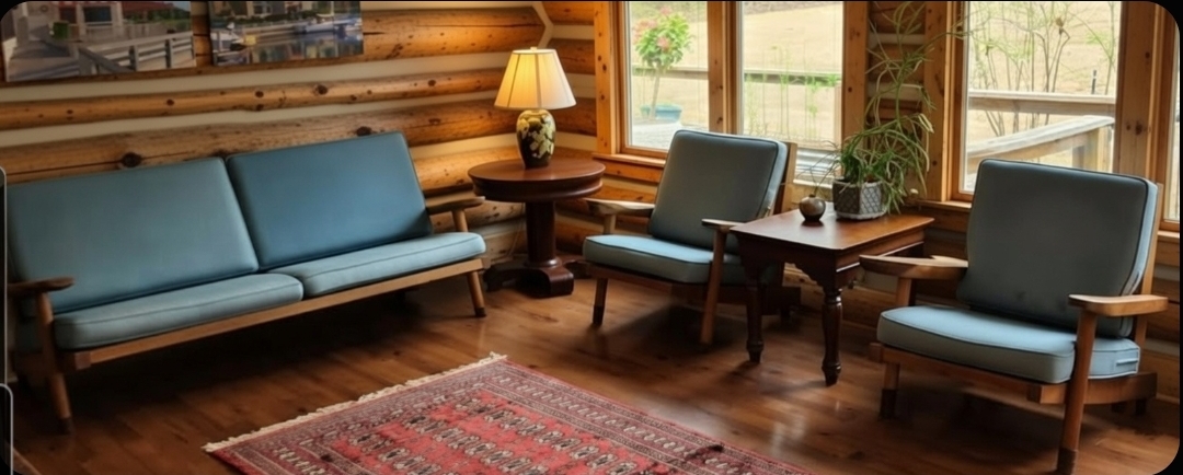 Mid-Century Walnut Master Woodworker Created Lounge Chairs and Sofa - George Nakashima Style - Image 16