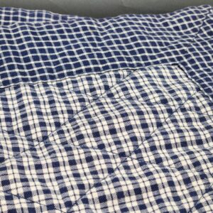 Set of 4 Quilted Blue Patterned Place Mats