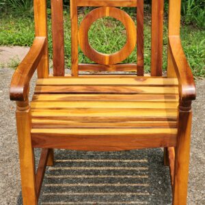 Solid Teak Wood Crafted Arm Chair