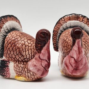 Vintage Thanksgiving Turkey Salt & Pepper Shaker - Fall Autumn